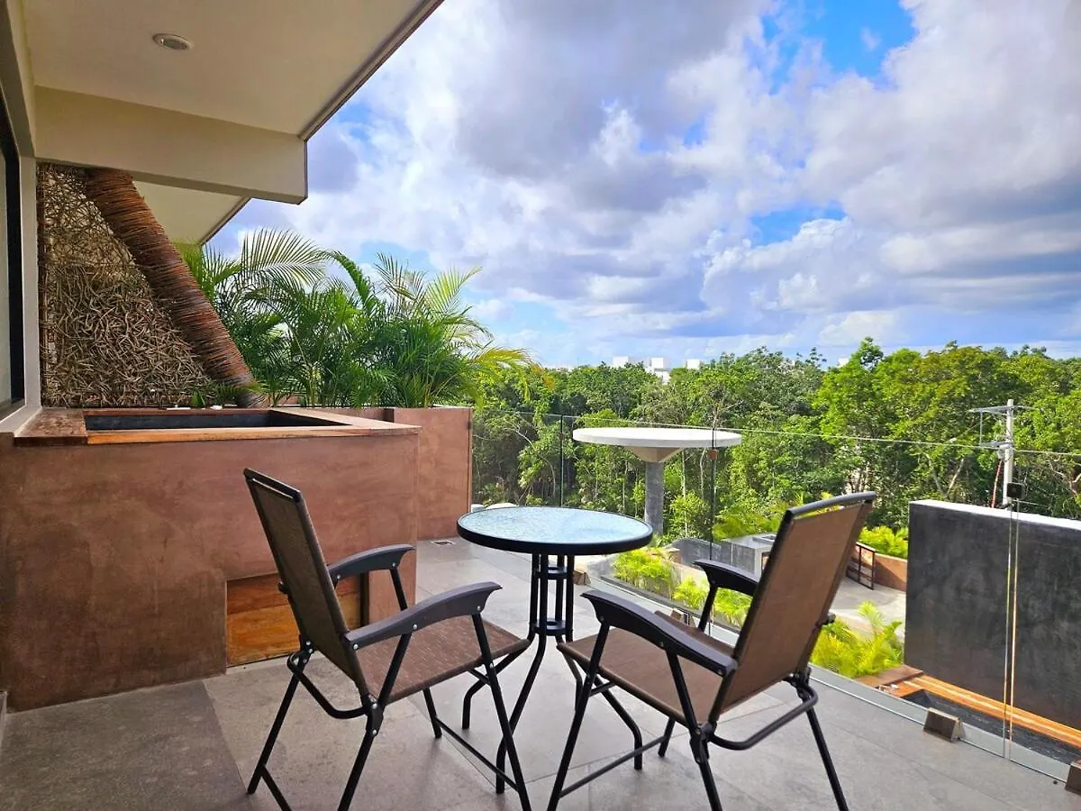 Ph Studio Balcony With Jacuzzi, Gym & Pool Tulum México